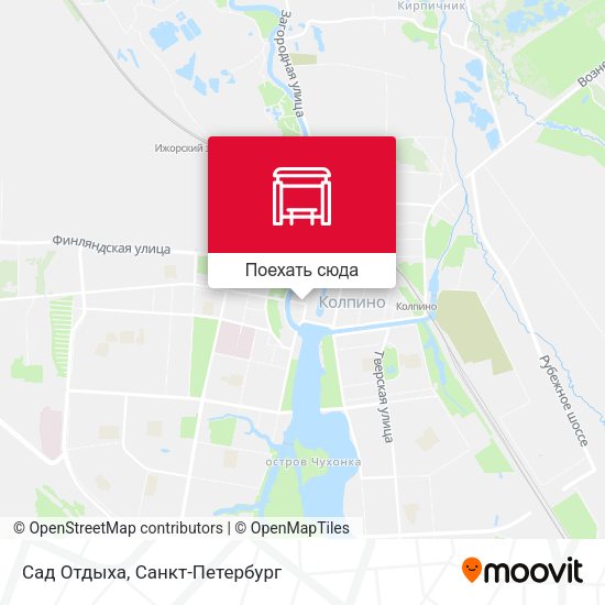 Карта Сад Отдыха