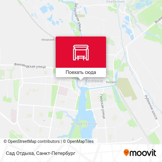 Карта Сад Отдыха