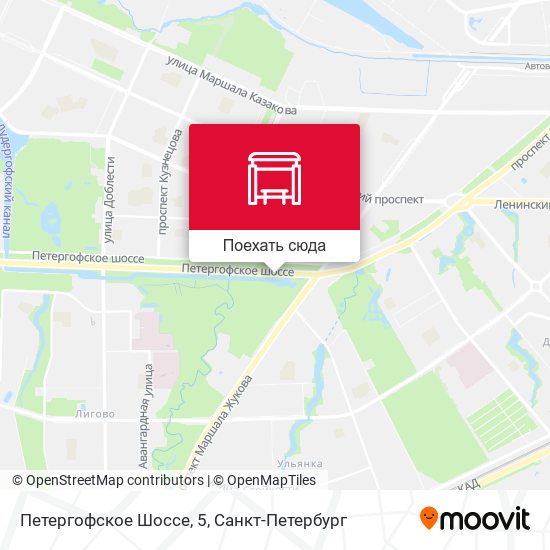 Карта Петергофское Шоссе, 5