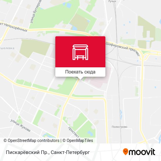 Карта Пискарёвский Пр.