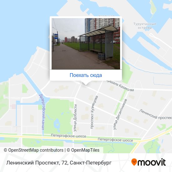 Карта Ленинский Проспект, 72