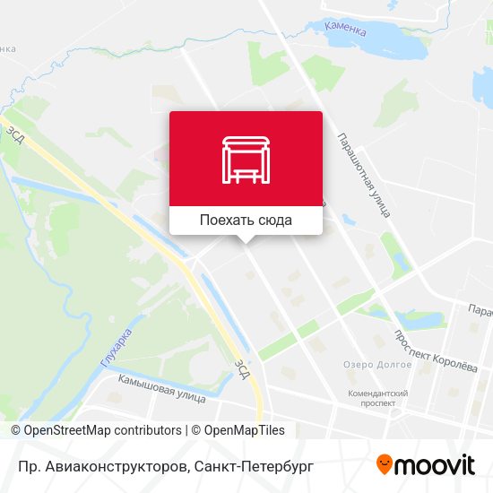 Карта Пр. Авиаконструкторов
