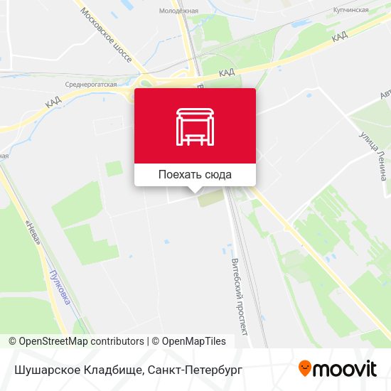 Карта Шушарское Кладбище