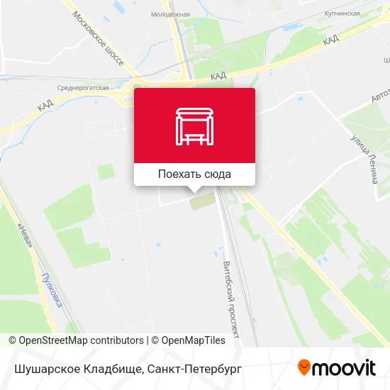 Карта Шушарское Кладбище