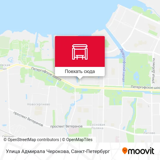 Карта Улица Адмирала Черокова