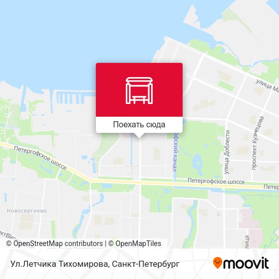 Карта Ул.Летчика Тихомирова