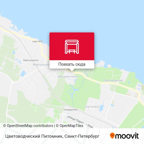 Карта Цветоводческий Питомник