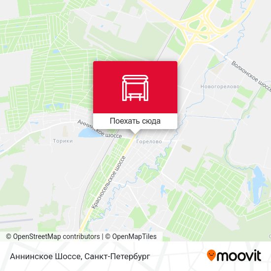 Карта Аннинское Шоссе