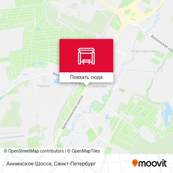 Карта Аннинское Шоссе