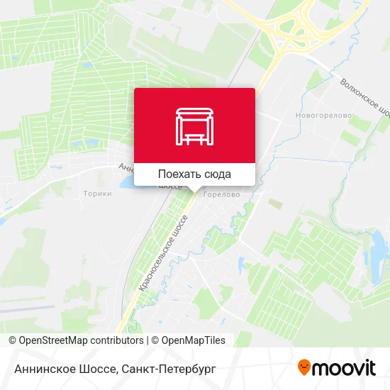 Карта Аннинское Шоссе
