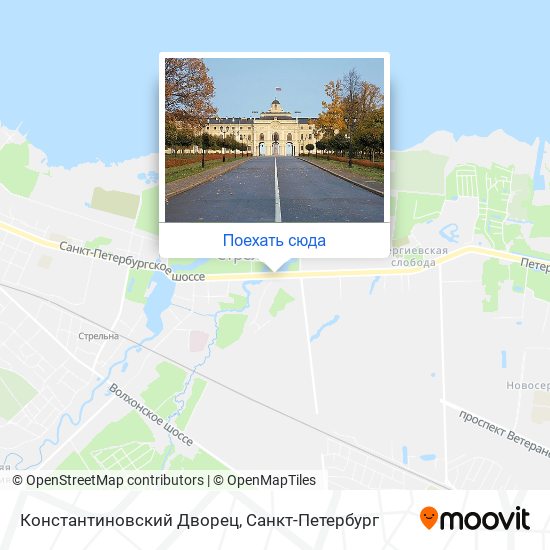 Карта Константиновский Дворец