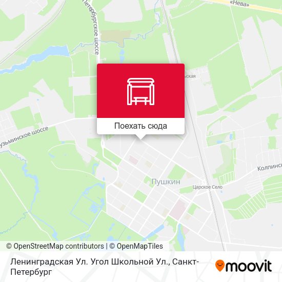 Карта Ленинградская Ул. Угол Школьной Ул.