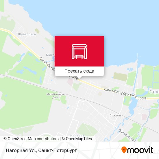 Карта Нагорная Ул.
