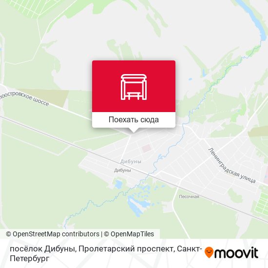 Карта посёлок Дибуны, Пролетарский проспект