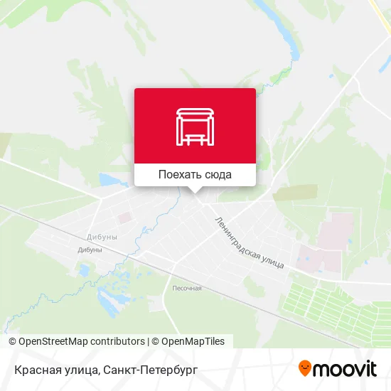 Карта Красная улица