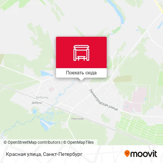 Карта Красная улица