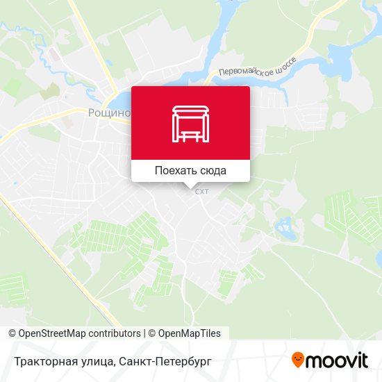 Карта Тракторная улица