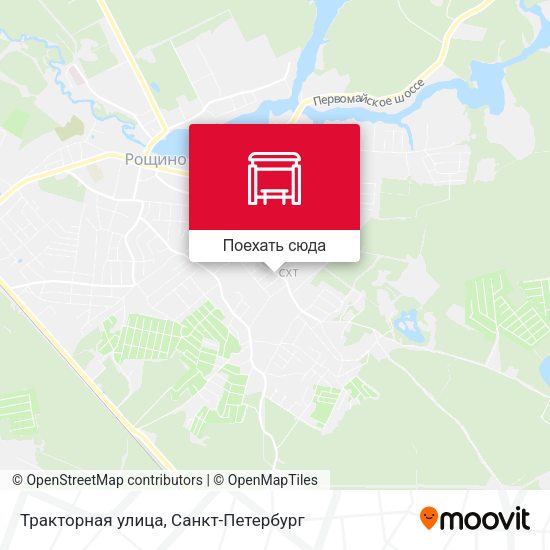 Карта Тракторная улица