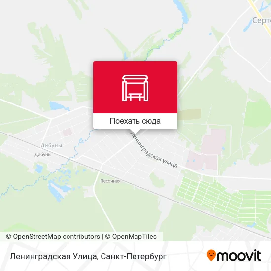 Карта Ленинградская Улица