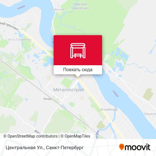 Карта Центральная Ул.