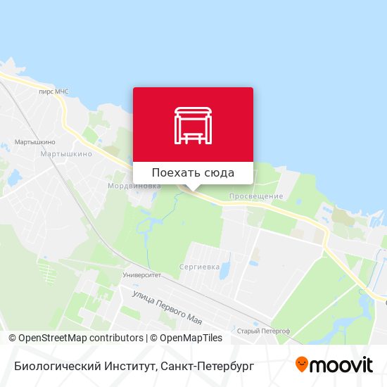 Карта Биологический Институт