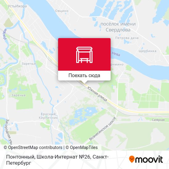 Карта Понтонный, Школа-Интернат №26