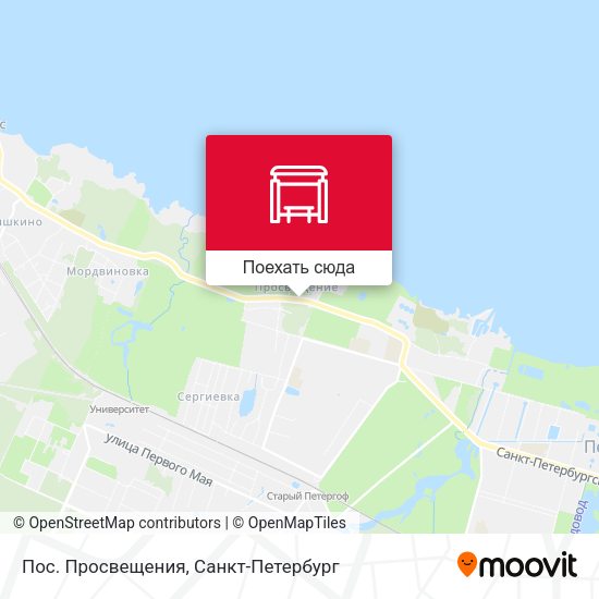 Карта Пос. Просвещения