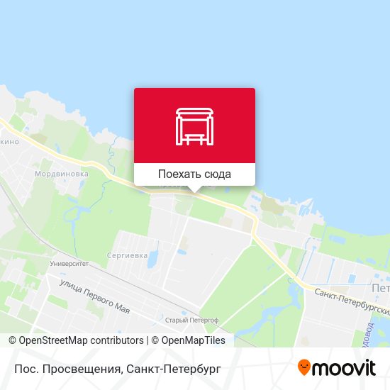 Карта Пос. Просвещения
