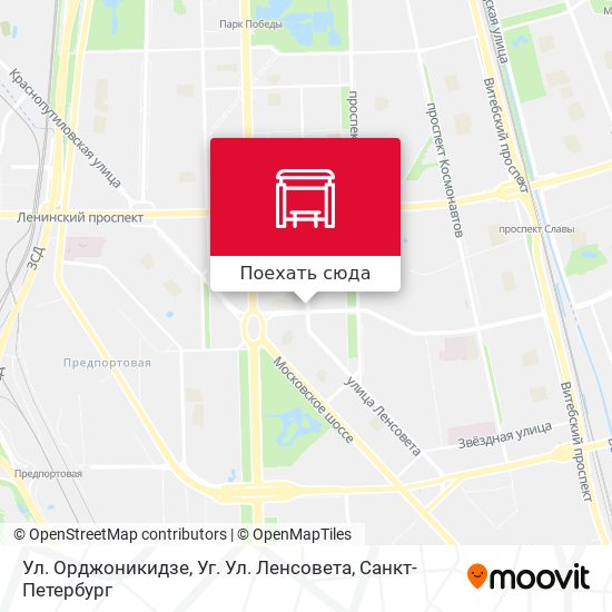 Карта Ул. Орджоникидзе, Уг. Ул. Ленсовета