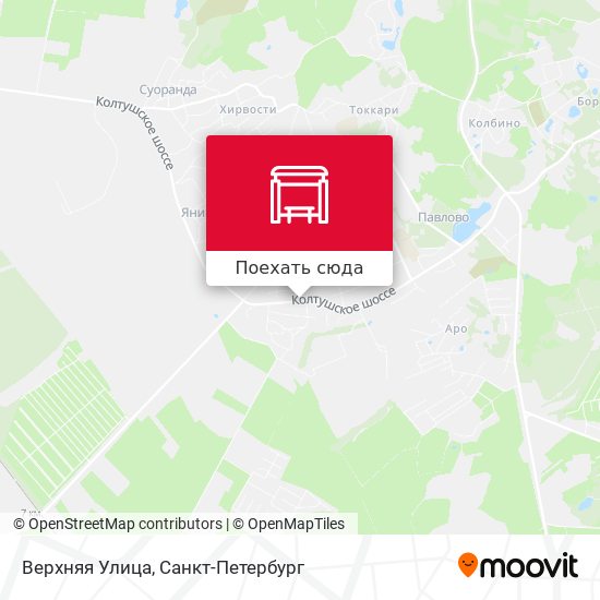 Карта Верхняя Улица