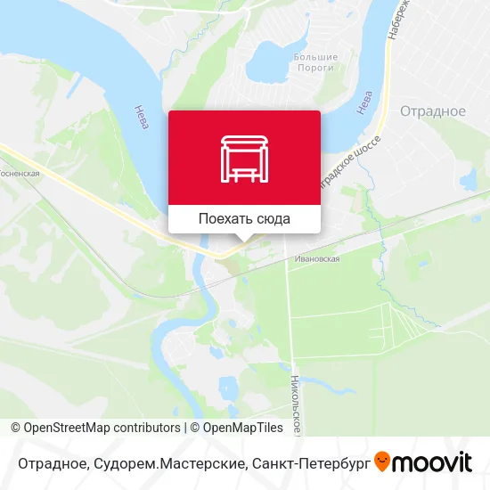 Карта Отрадное, Судорем.Мастерские