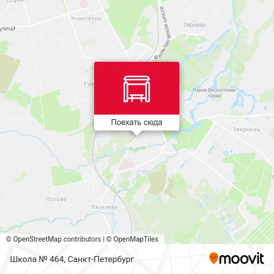 Карта Школа № 464