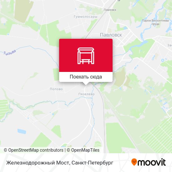 Карта Железнодорожный Мост