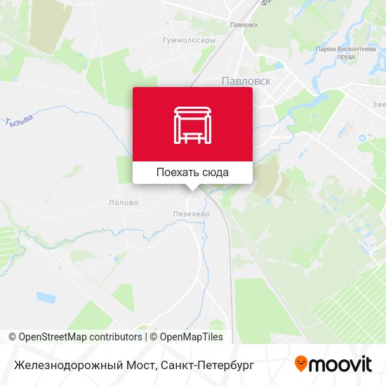 Карта Железнодорожный Мост
