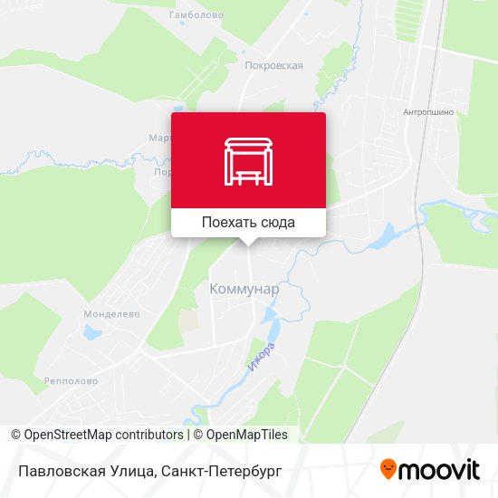 Карта Павловская Улица