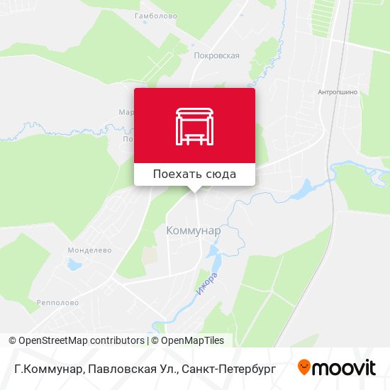 Карта Г.Коммунар, Павловская Ул.