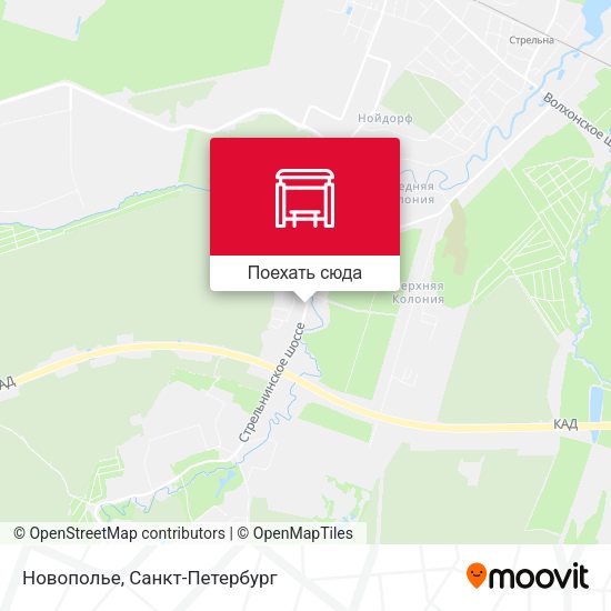 Карта Новополье