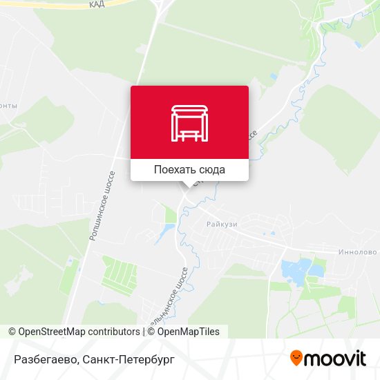 Карта Разбегаево