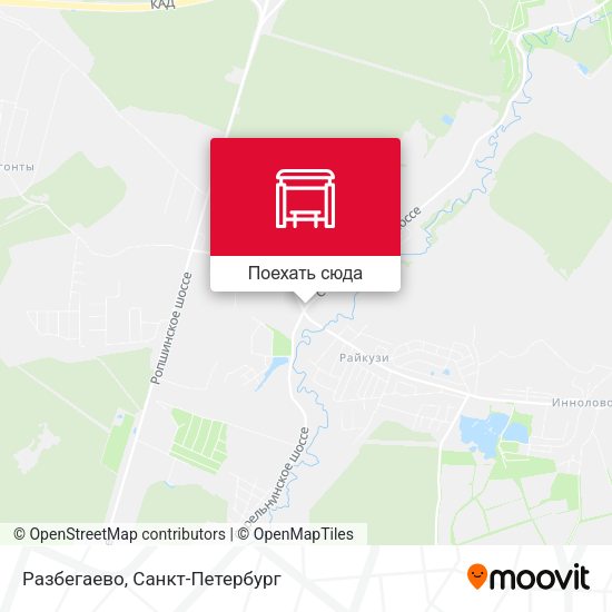 Карта Разбегаево