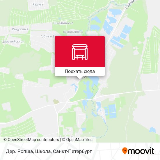 Карта Дер. Ропша, Школа