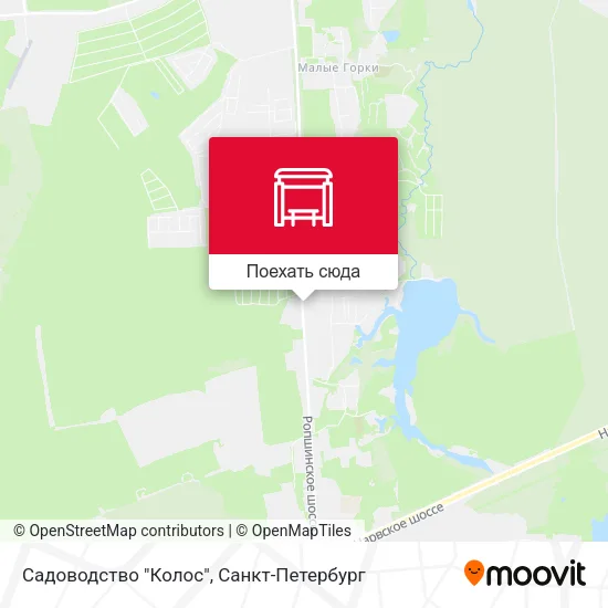 Карта Садоводство "Колос"