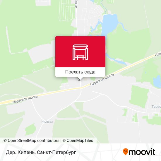 Карта Дер. Кипень