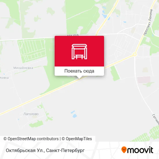 Карта Октябрьская Ул.