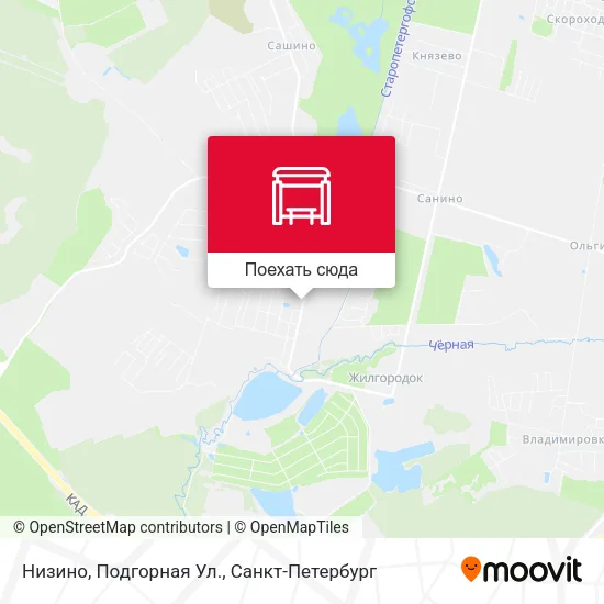 Карта Низино, Подгорная Ул.
