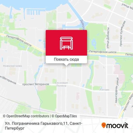 Карта Ул. Пограничника Гарькавого,11
