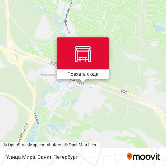 Карта Улица Мира
