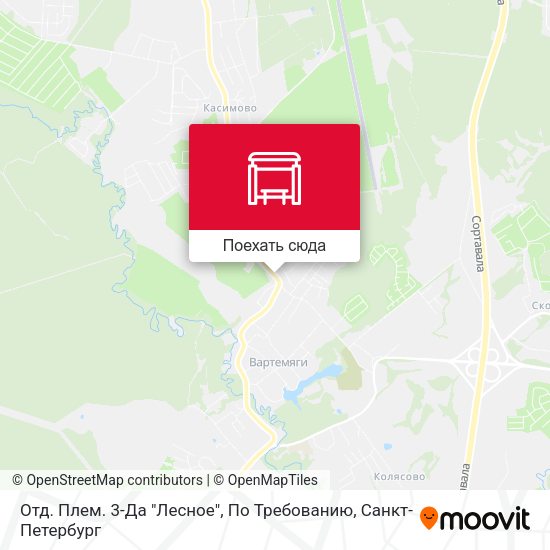 Карта Отд. Плем. 3-Да "Лесное", По Требованию