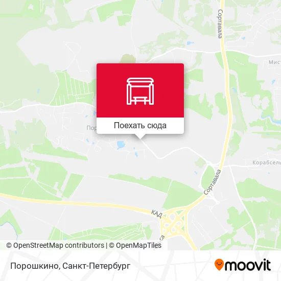Карта Порошкино