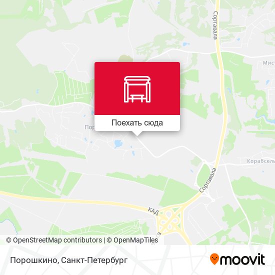 Карта Порошкино