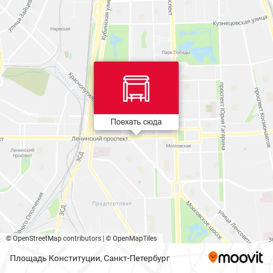 Карта Площадь Конституции